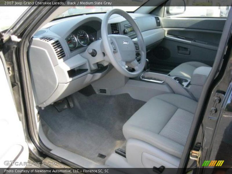 Black / Medium Slate Gray 2007 Jeep Grand Cherokee Laredo