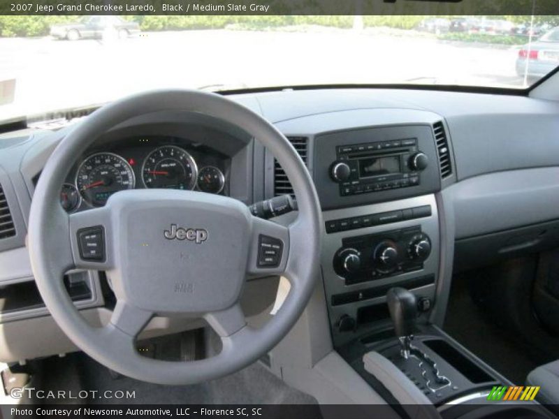 Black / Medium Slate Gray 2007 Jeep Grand Cherokee Laredo