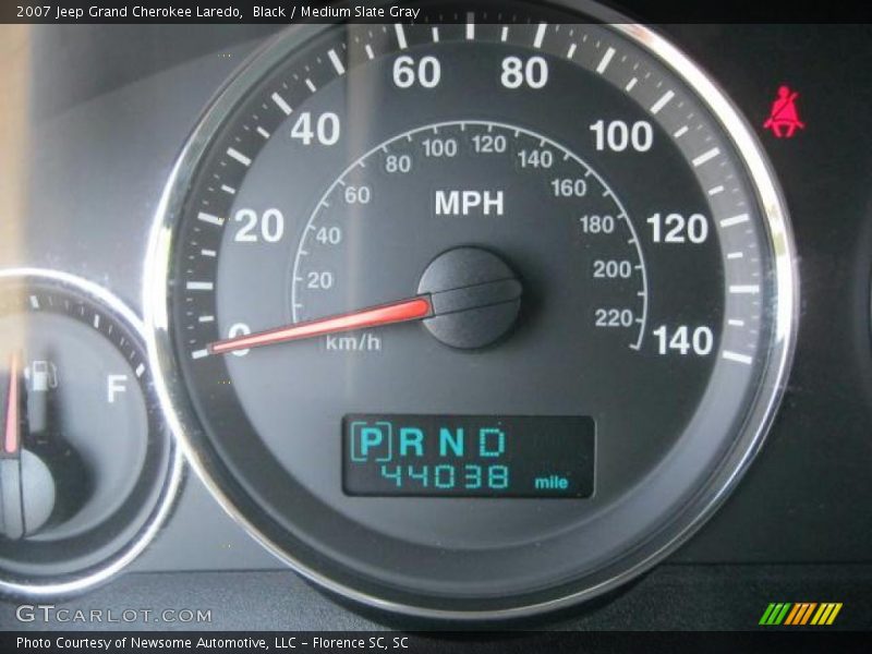 Black / Medium Slate Gray 2007 Jeep Grand Cherokee Laredo