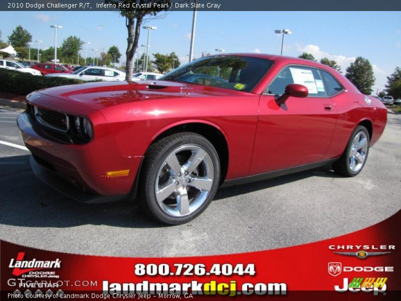 Inferno Red Crystal Pearl / Dark Slate Gray 2010 Dodge Challenger R/T