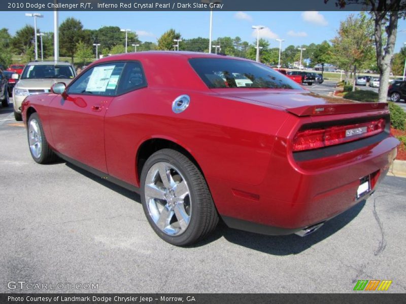 Inferno Red Crystal Pearl / Dark Slate Gray 2010 Dodge Challenger R/T