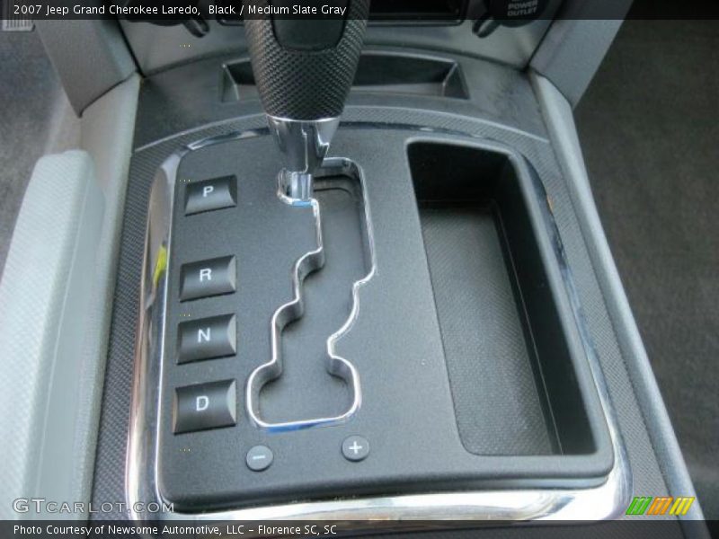 Black / Medium Slate Gray 2007 Jeep Grand Cherokee Laredo