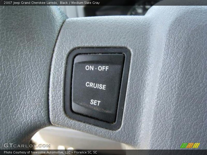 Black / Medium Slate Gray 2007 Jeep Grand Cherokee Laredo