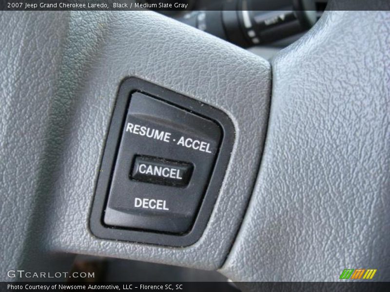 Black / Medium Slate Gray 2007 Jeep Grand Cherokee Laredo
