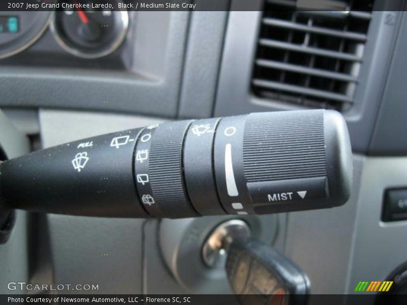 Black / Medium Slate Gray 2007 Jeep Grand Cherokee Laredo