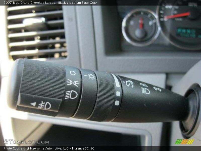 Black / Medium Slate Gray 2007 Jeep Grand Cherokee Laredo