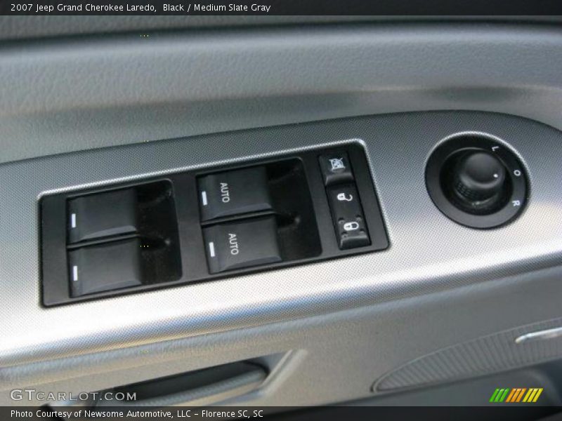 Black / Medium Slate Gray 2007 Jeep Grand Cherokee Laredo