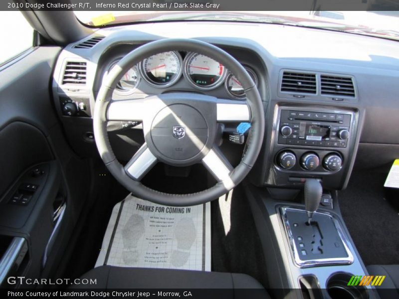 Inferno Red Crystal Pearl / Dark Slate Gray 2010 Dodge Challenger R/T