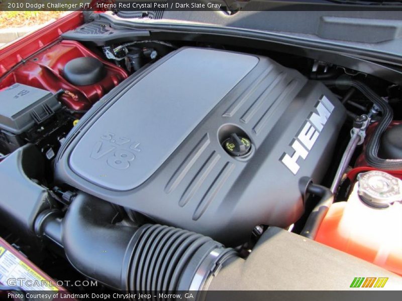 Inferno Red Crystal Pearl / Dark Slate Gray 2010 Dodge Challenger R/T