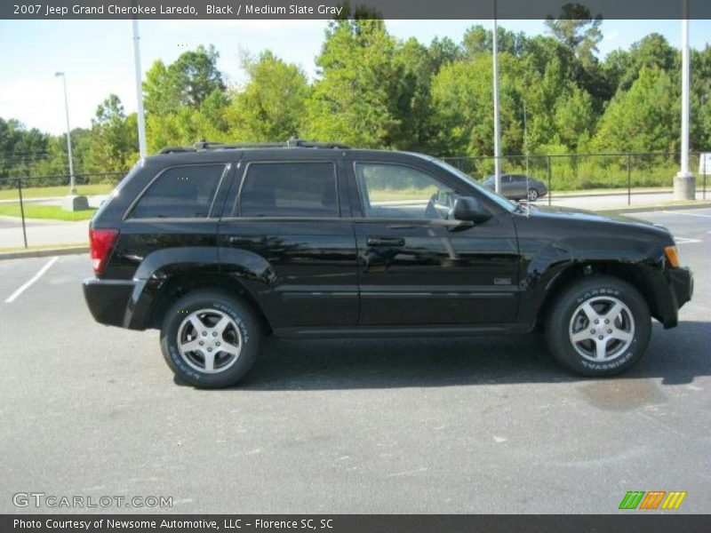Black / Medium Slate Gray 2007 Jeep Grand Cherokee Laredo