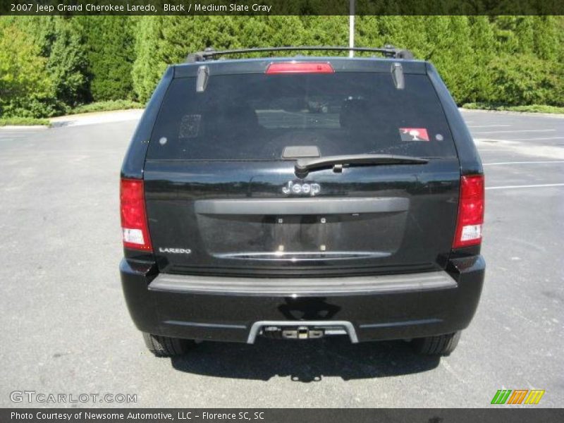 Black / Medium Slate Gray 2007 Jeep Grand Cherokee Laredo