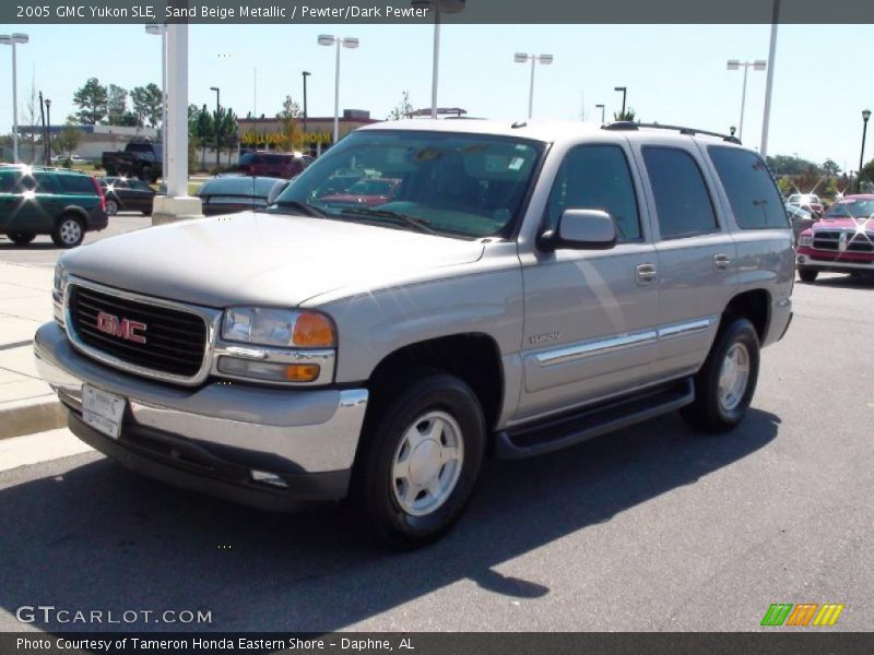 Sand Beige Metallic / Pewter/Dark Pewter 2005 GMC Yukon SLE