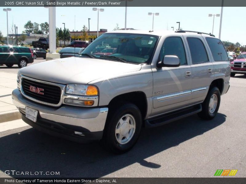 Sand Beige Metallic / Pewter/Dark Pewter 2005 GMC Yukon SLE
