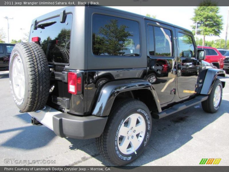 Black / Black 2011 Jeep Wrangler Unlimited Sahara 4x4