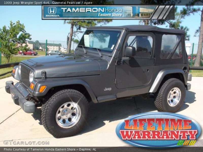 Gunmetal Pearlcoat / Agate 1999 Jeep Wrangler Sport 4x4