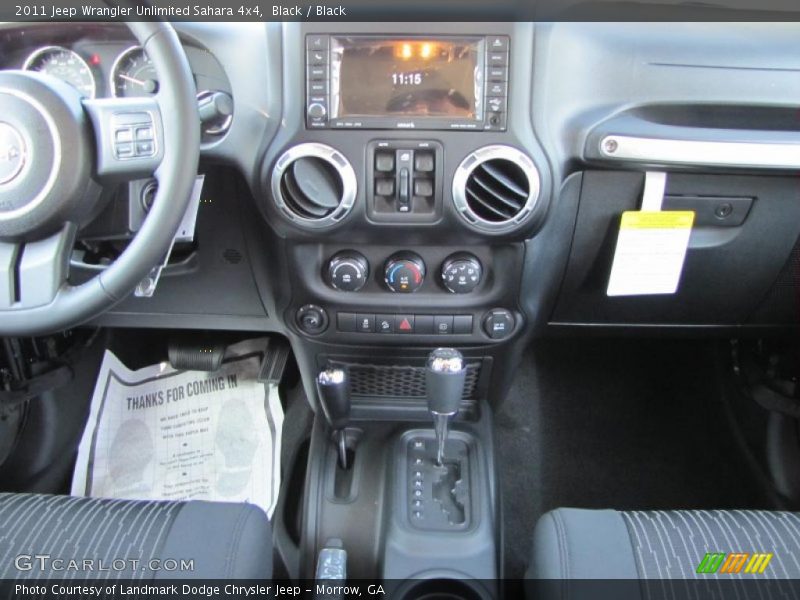 Black / Black 2011 Jeep Wrangler Unlimited Sahara 4x4