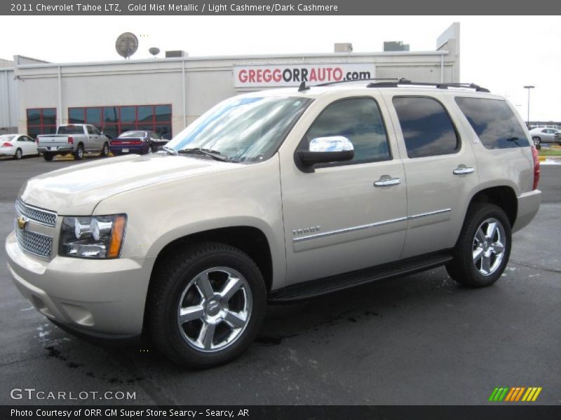 Gold Mist Metallic / Light Cashmere/Dark Cashmere 2011 Chevrolet Tahoe LTZ