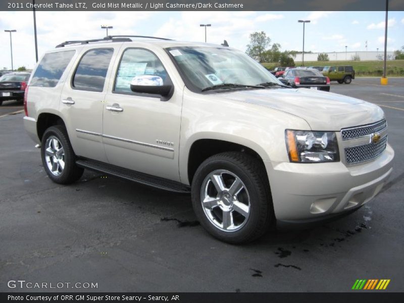 Gold Mist Metallic / Light Cashmere/Dark Cashmere 2011 Chevrolet Tahoe LTZ