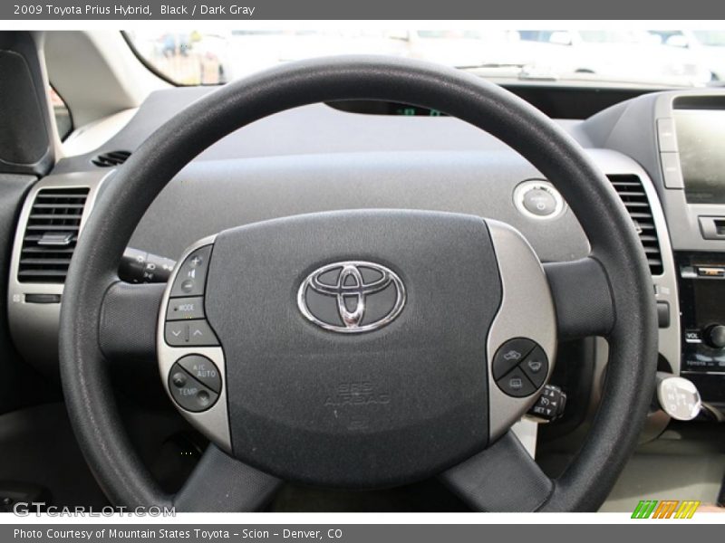 Black / Dark Gray 2009 Toyota Prius Hybrid