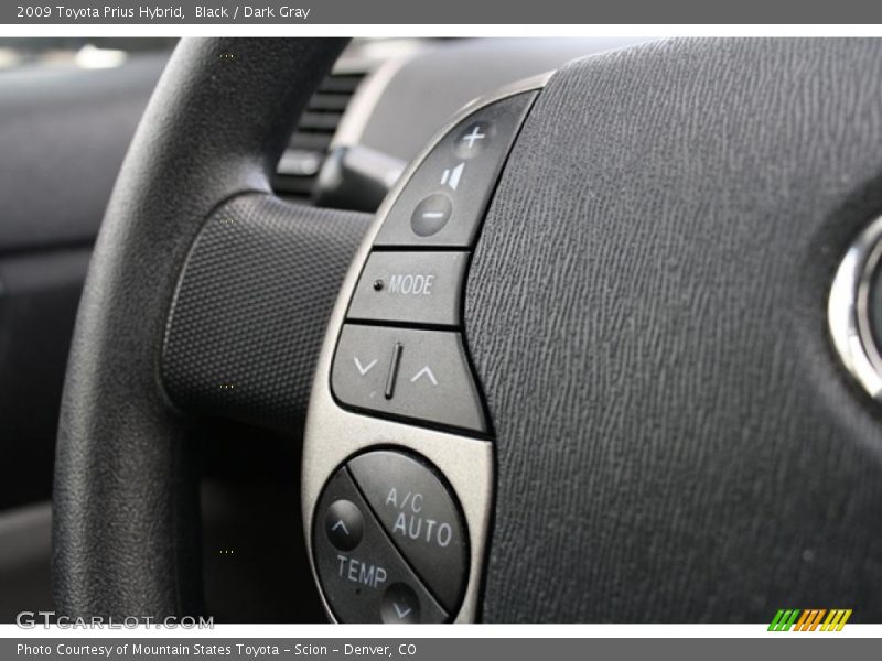 Black / Dark Gray 2009 Toyota Prius Hybrid