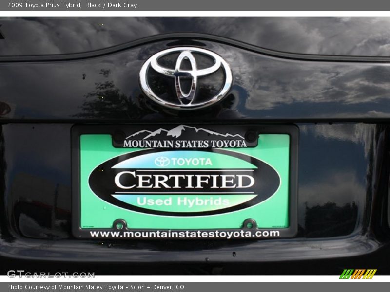 Black / Dark Gray 2009 Toyota Prius Hybrid