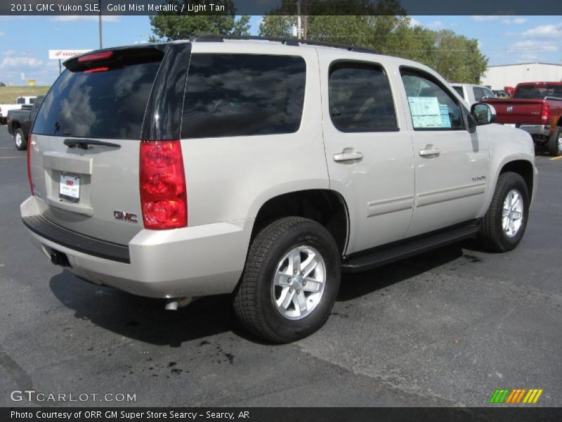 Gold Mist Metallic / Light Tan 2011 GMC Yukon SLE