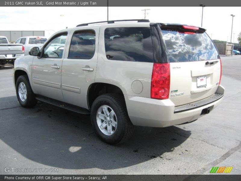 Gold Mist Metallic / Light Tan 2011 GMC Yukon SLE