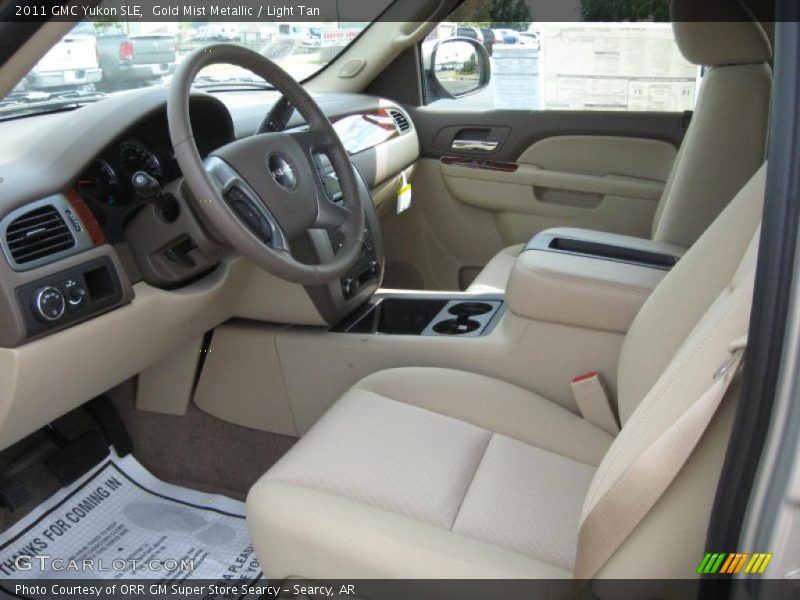 Gold Mist Metallic / Light Tan 2011 GMC Yukon SLE