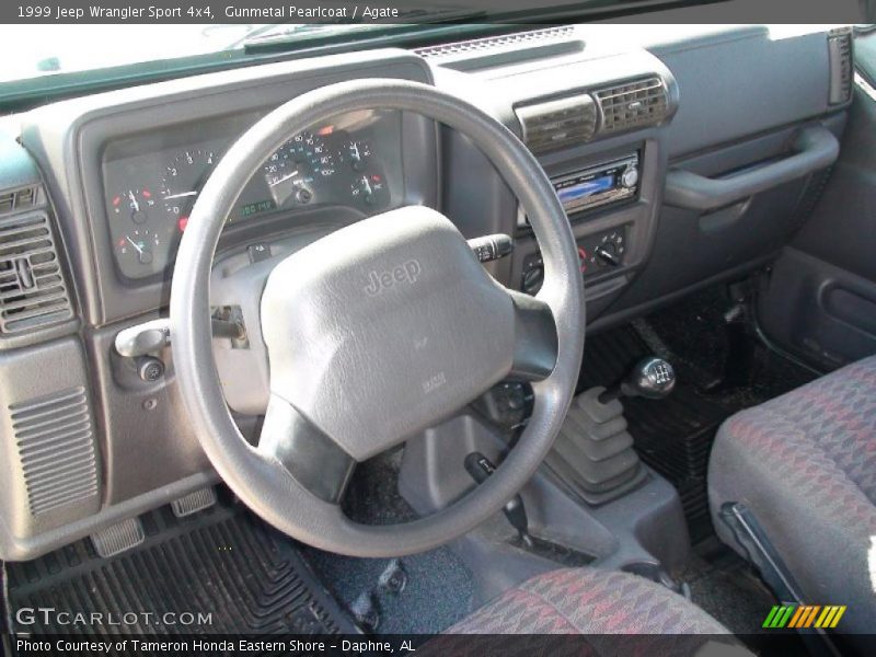 Gunmetal Pearlcoat / Agate 1999 Jeep Wrangler Sport 4x4