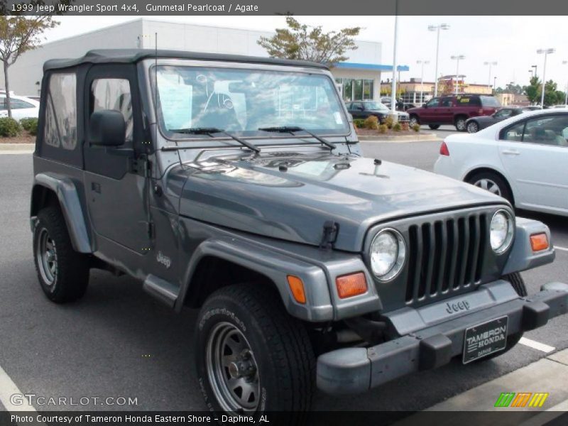 Gunmetal Pearlcoat / Agate 1999 Jeep Wrangler Sport 4x4