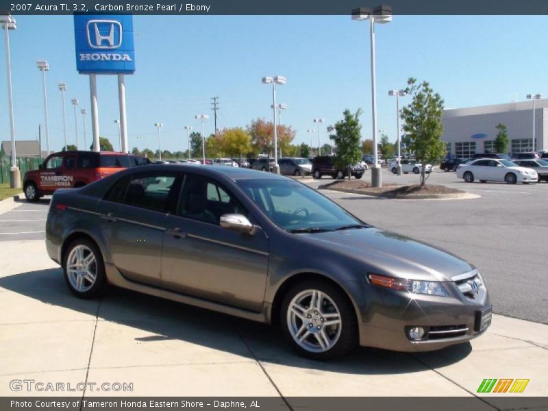 Carbon Bronze Pearl / Ebony 2007 Acura TL 3.2