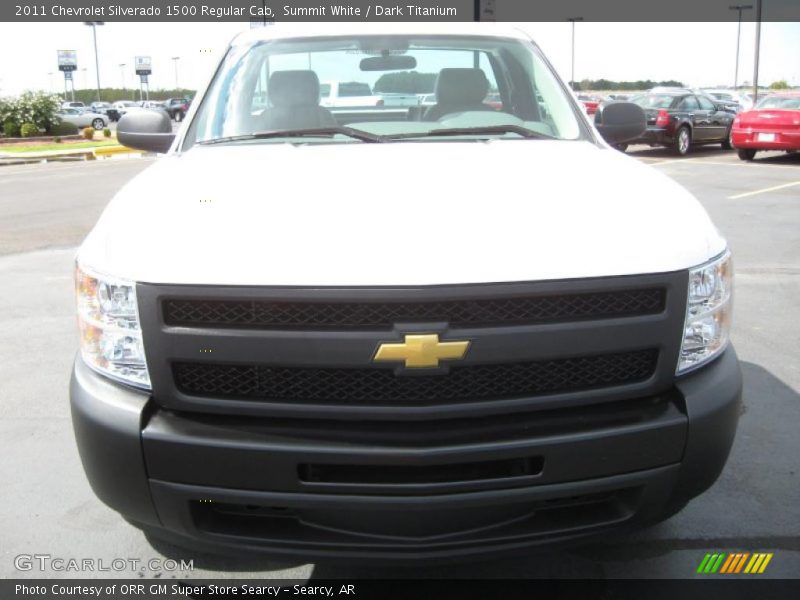 Summit White / Dark Titanium 2011 Chevrolet Silverado 1500 Regular Cab