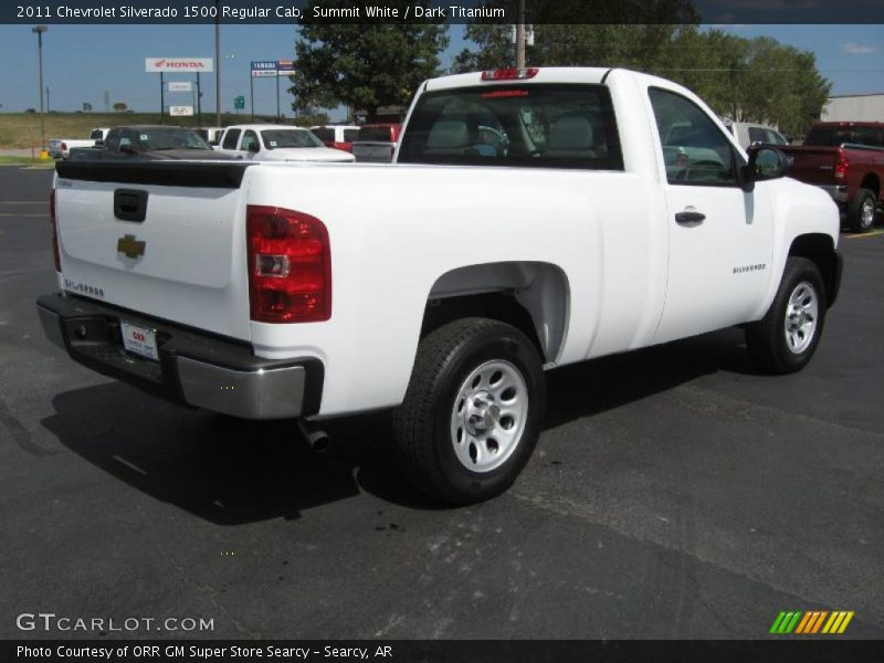 Summit White / Dark Titanium 2011 Chevrolet Silverado 1500 Regular Cab