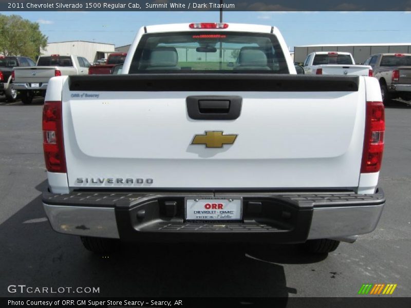 Summit White / Dark Titanium 2011 Chevrolet Silverado 1500 Regular Cab