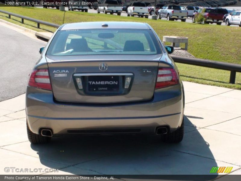 Carbon Bronze Pearl / Ebony 2007 Acura TL 3.2