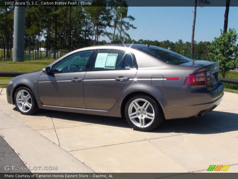 Carbon Bronze Pearl / Ebony 2007 Acura TL 3.2