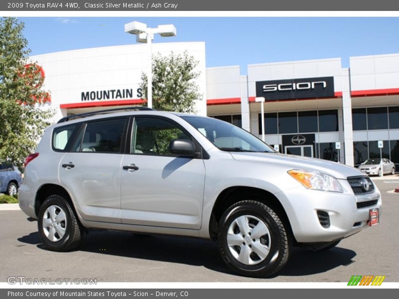 Classic Silver Metallic / Ash Gray 2009 Toyota RAV4 4WD