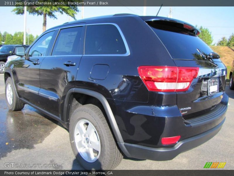 Blackberry Pearl / Black 2011 Jeep Grand Cherokee Laredo
