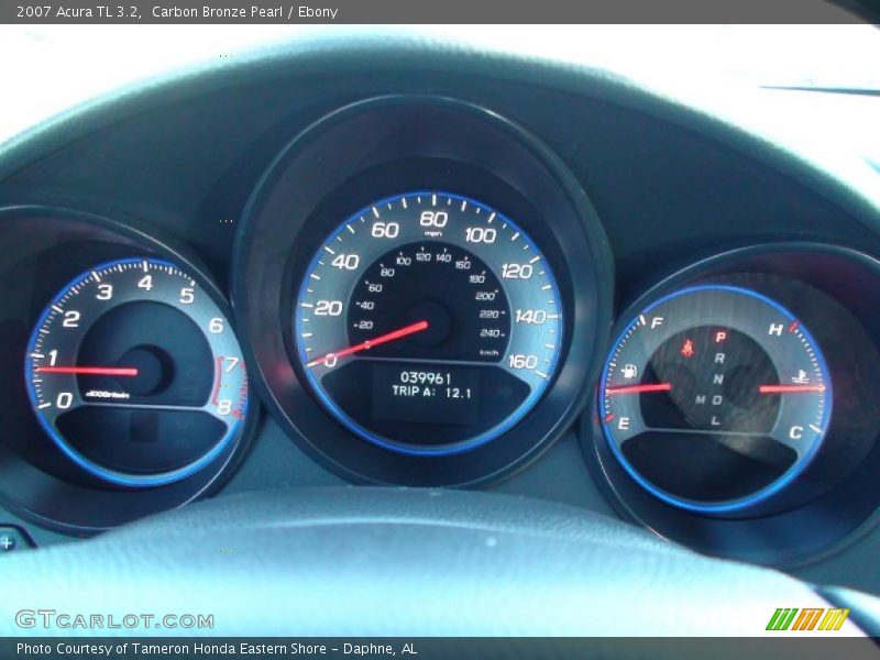 Carbon Bronze Pearl / Ebony 2007 Acura TL 3.2