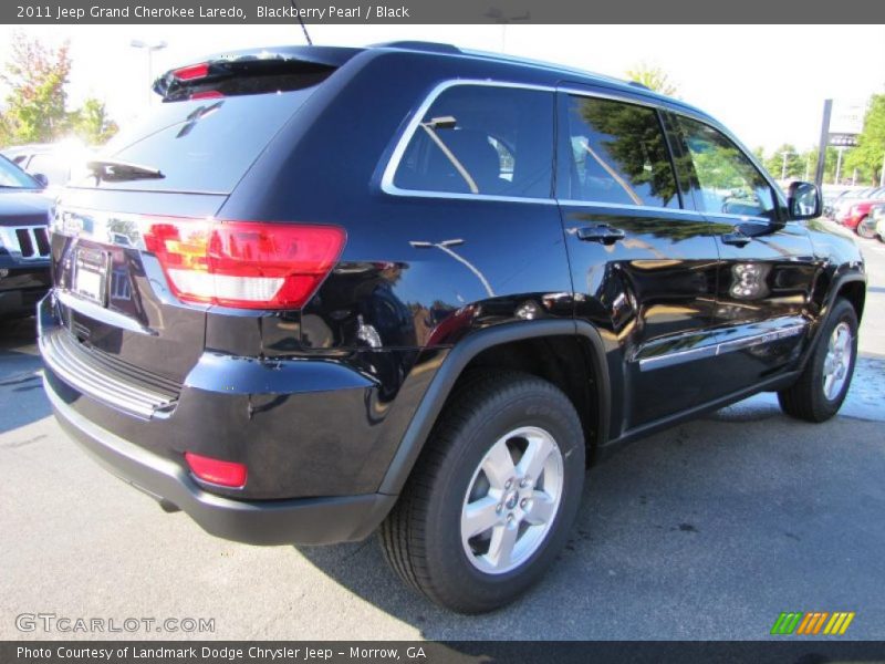 Blackberry Pearl / Black 2011 Jeep Grand Cherokee Laredo