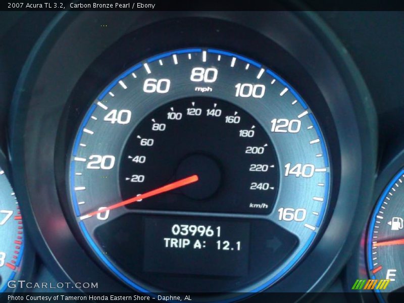 Carbon Bronze Pearl / Ebony 2007 Acura TL 3.2