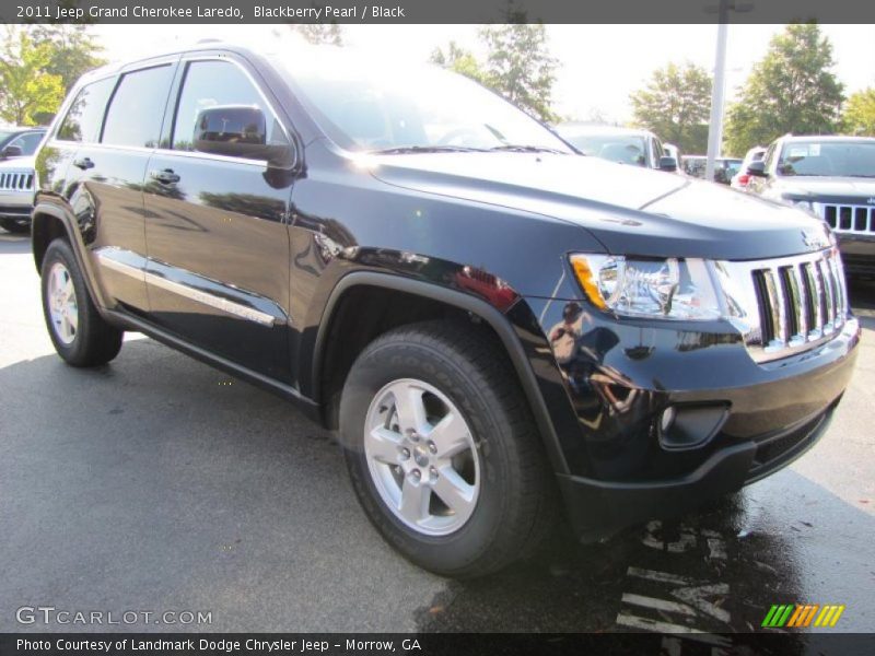 Blackberry Pearl / Black 2011 Jeep Grand Cherokee Laredo