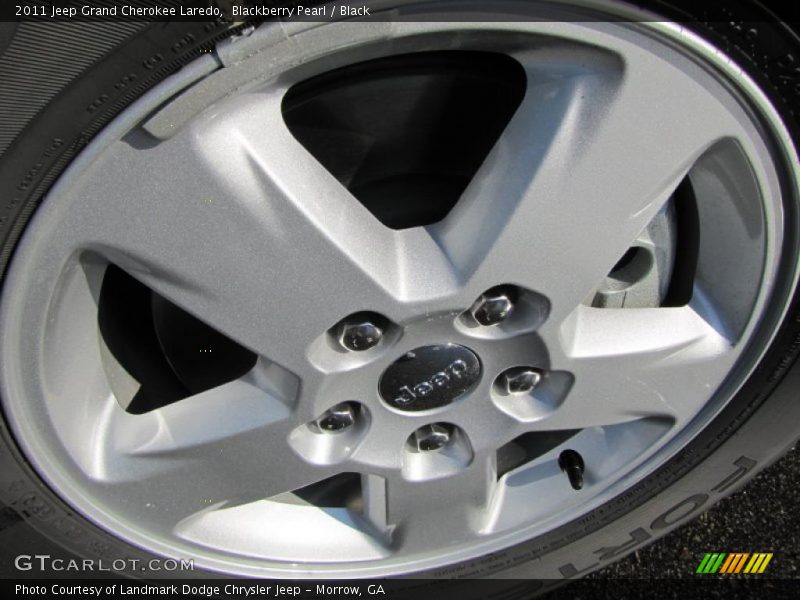 Blackberry Pearl / Black 2011 Jeep Grand Cherokee Laredo