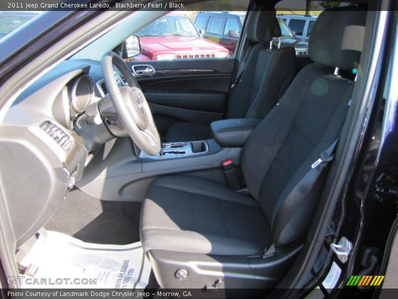 Blackberry Pearl / Black 2011 Jeep Grand Cherokee Laredo