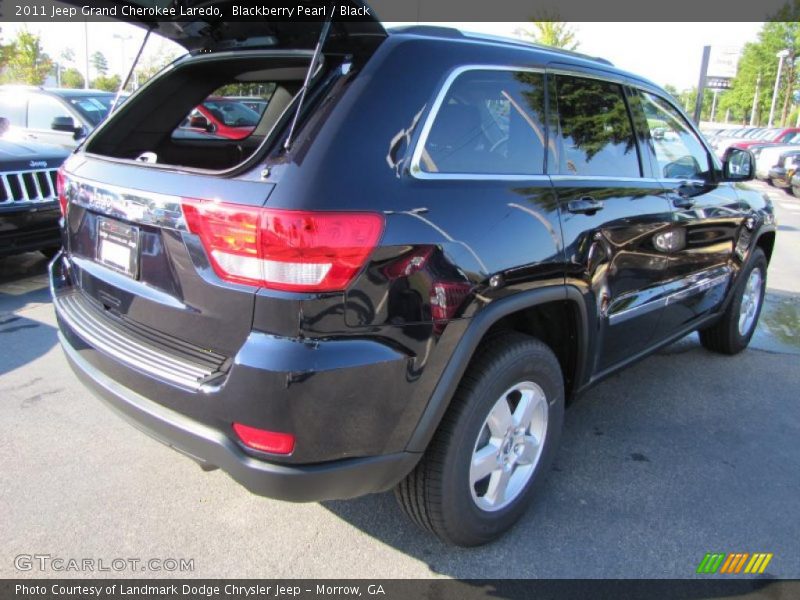 Blackberry Pearl / Black 2011 Jeep Grand Cherokee Laredo
