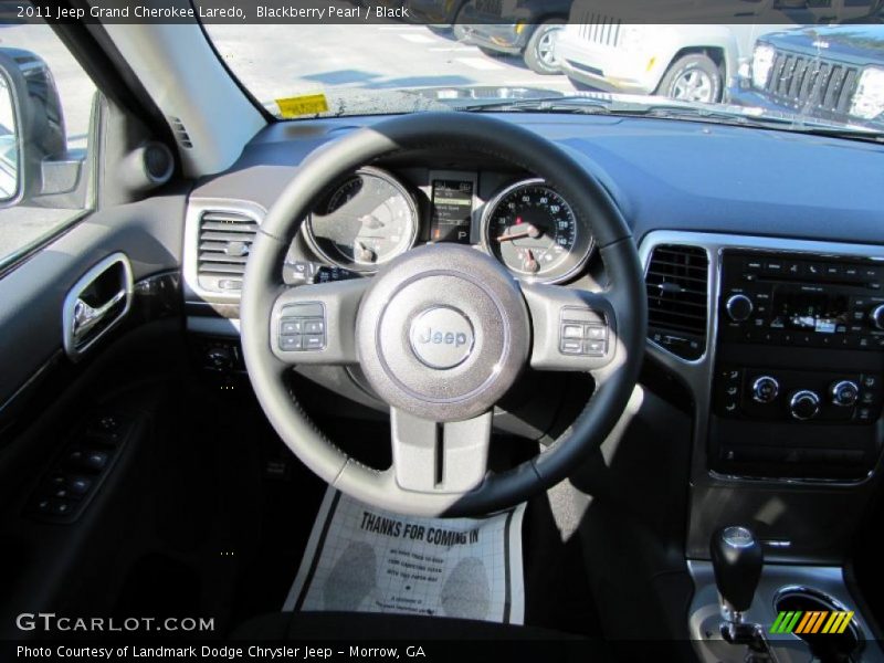 Blackberry Pearl / Black 2011 Jeep Grand Cherokee Laredo