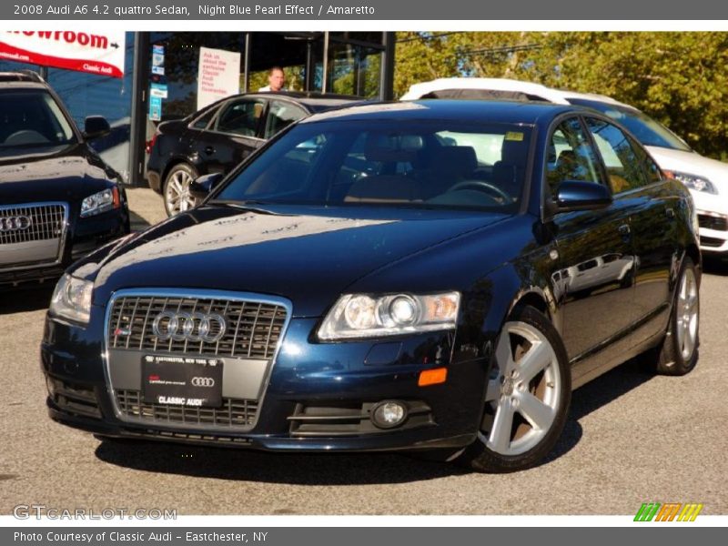 Night Blue Pearl Effect / Amaretto 2008 Audi A6 4.2 quattro Sedan