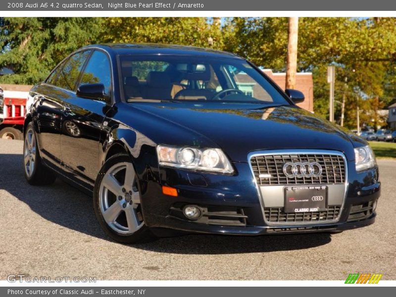 Night Blue Pearl Effect / Amaretto 2008 Audi A6 4.2 quattro Sedan