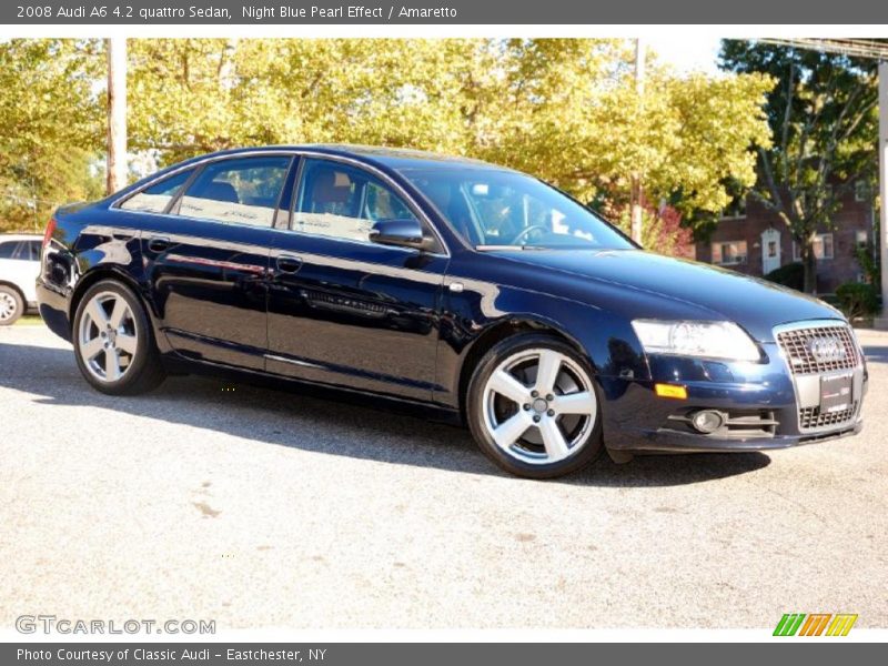 Night Blue Pearl Effect / Amaretto 2008 Audi A6 4.2 quattro Sedan