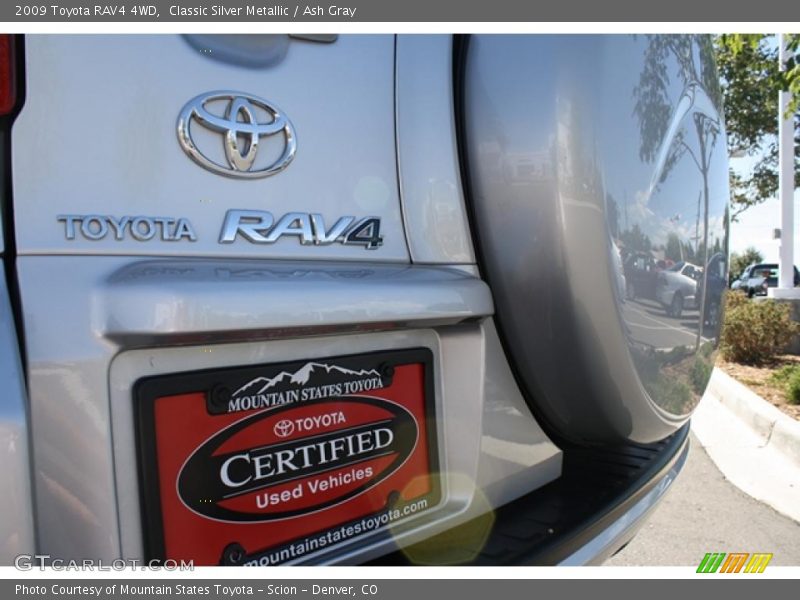 Classic Silver Metallic / Ash Gray 2009 Toyota RAV4 4WD